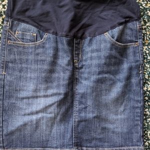 Old Navy Maternity Denim Skirt, Full Panel 8